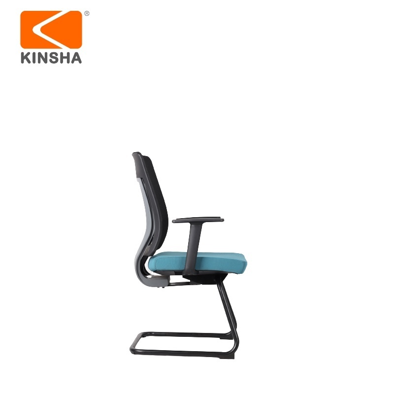 Factory Hot Sale Office Furniture Full Mesh Ergonomic Office Chair Visitor Waiting Chair for Reception Lounge