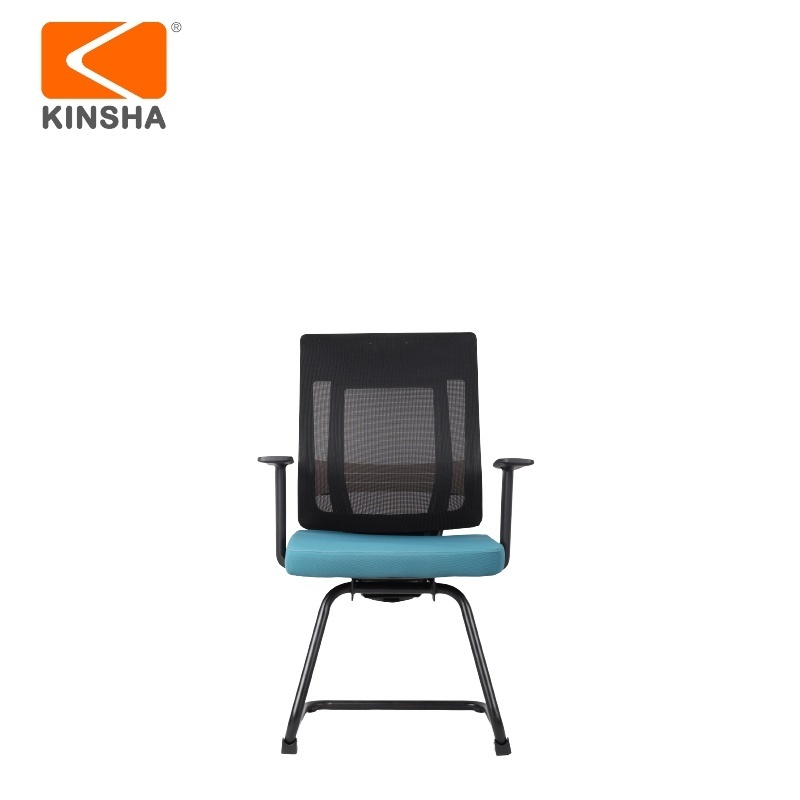 Factory Hot Sale Office Furniture Full Mesh Ergonomic Office Chair Visitor Waiting Chair for Reception Lounge