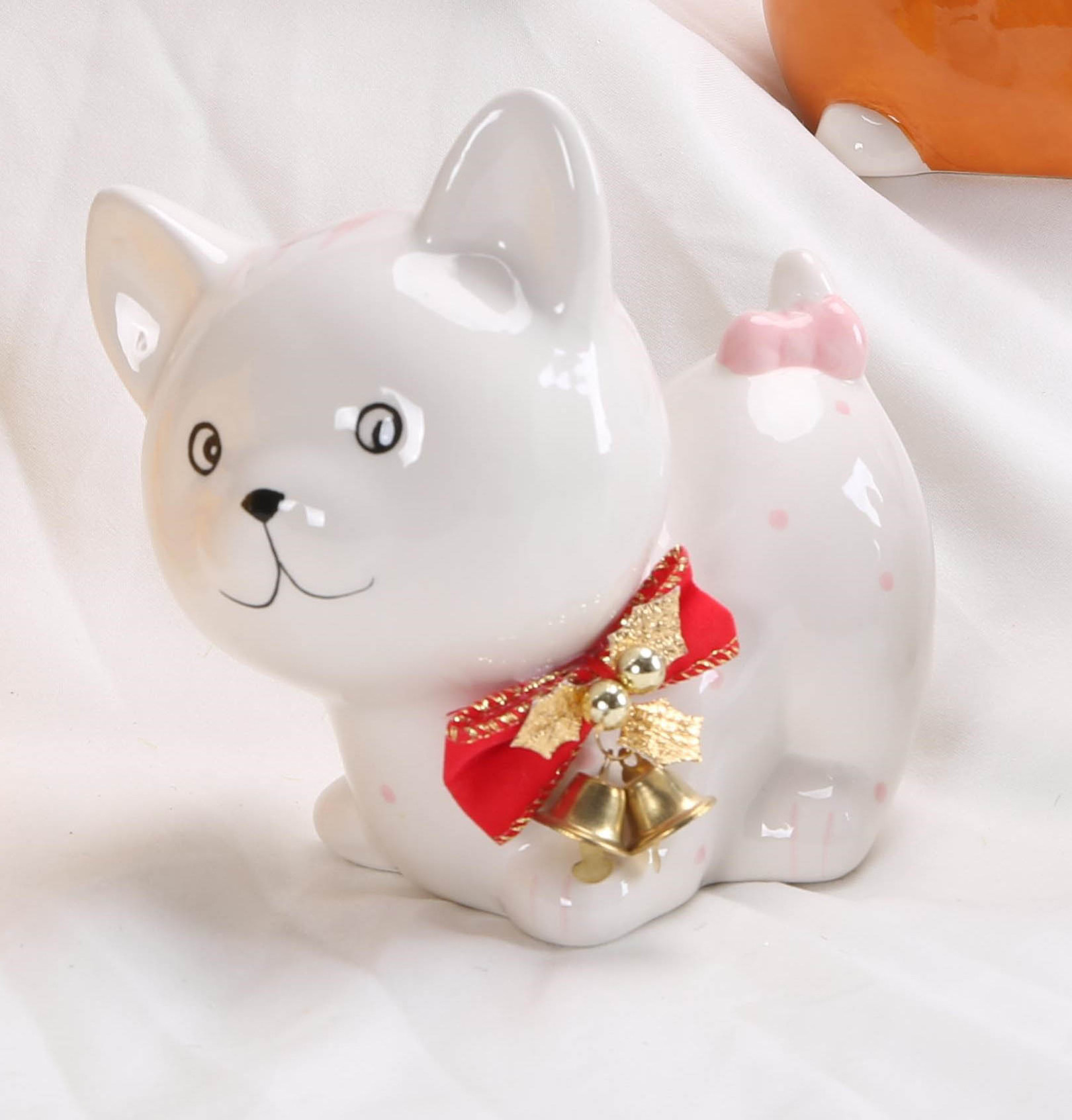 Kids Money Bank Jar Holiday Decoration Gift Cat Christmas Money Gift Box