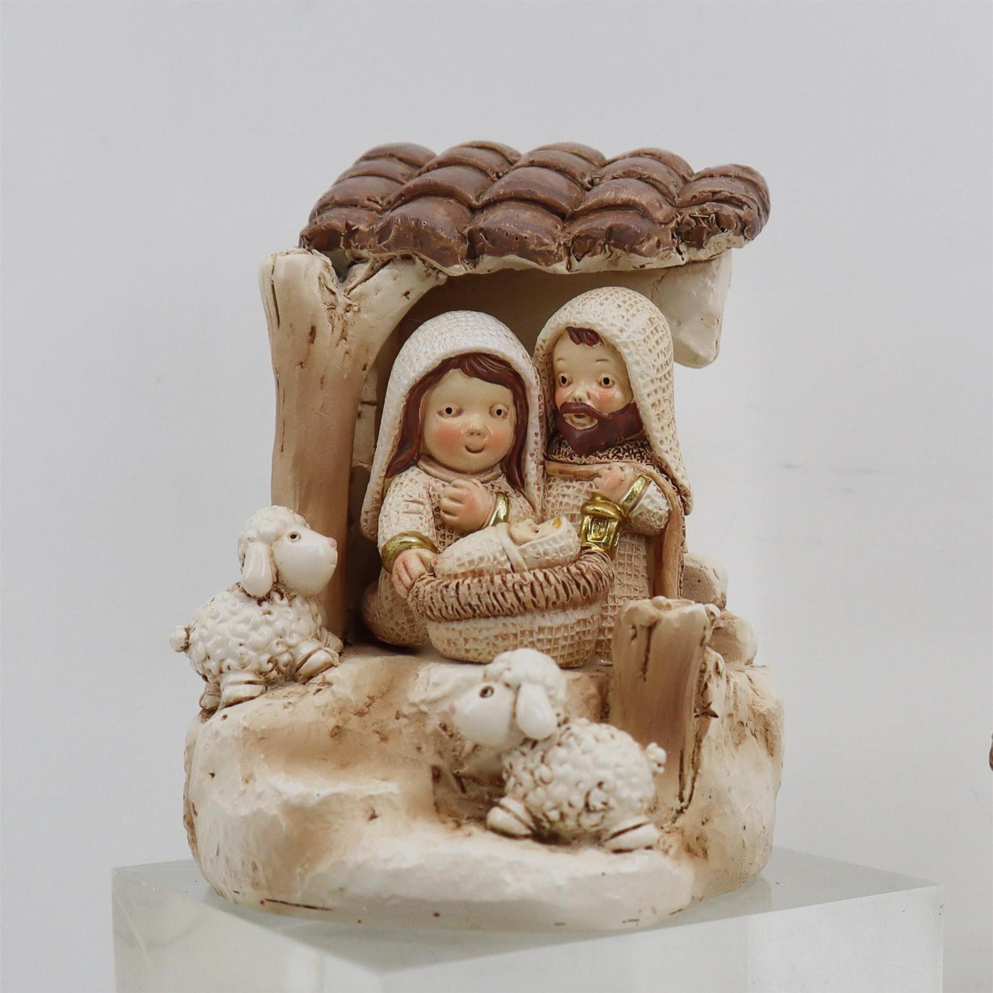 Handmade Christianity Religious Resin Souvenir Child Baby Jesus Statue Figurine