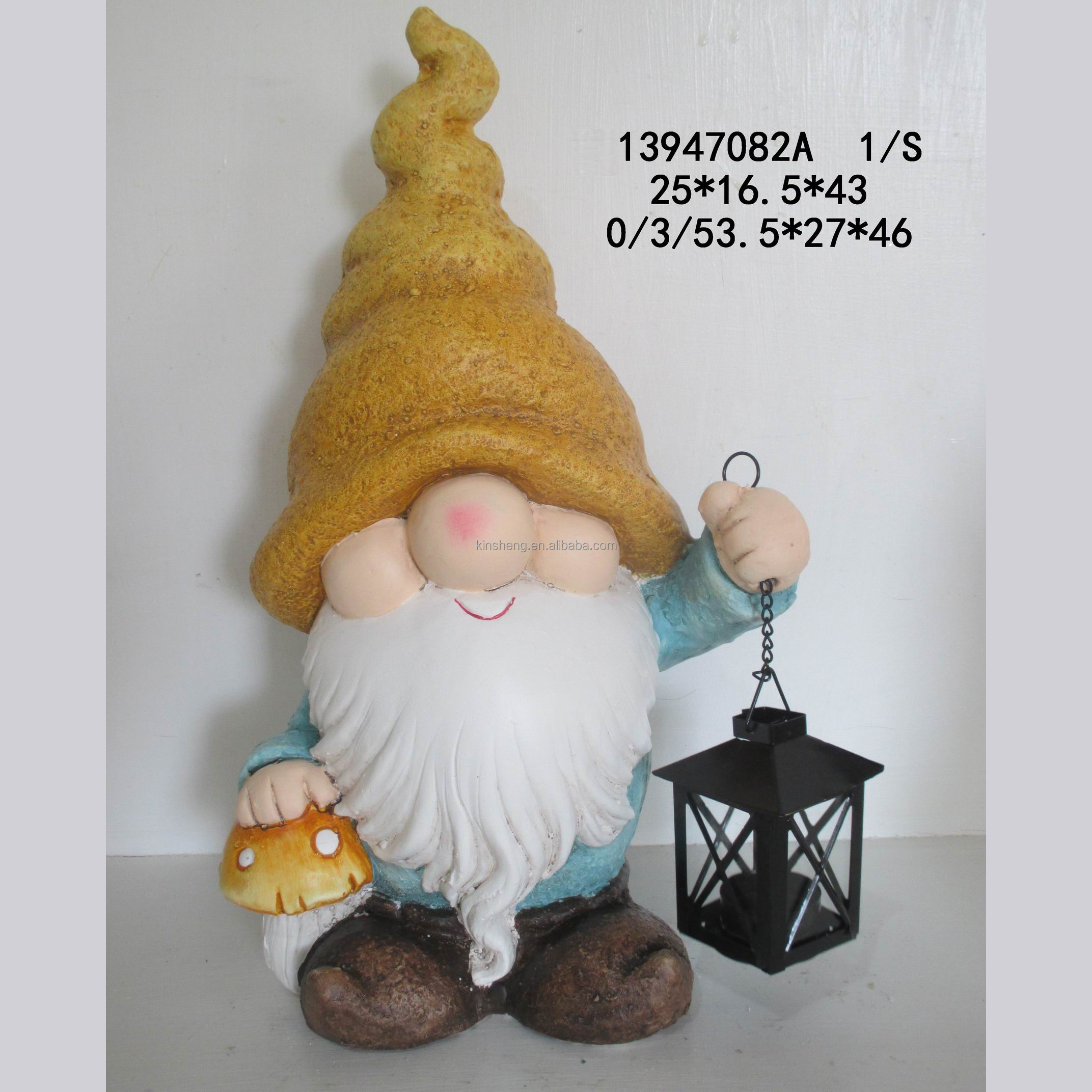 Wholesale Garden Chinese Mini Gnome With Light Moulds Christmas Gnome Ornament