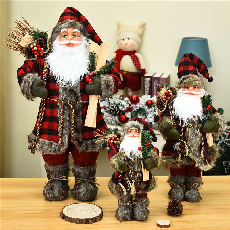 New Design Life Size Large Outdoor Christmas Decorations Christmas Santa Claus Toy