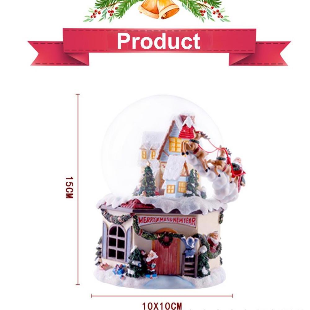 New Arrival Christmas Decoration Kit Souvenirs Music Snow Globe