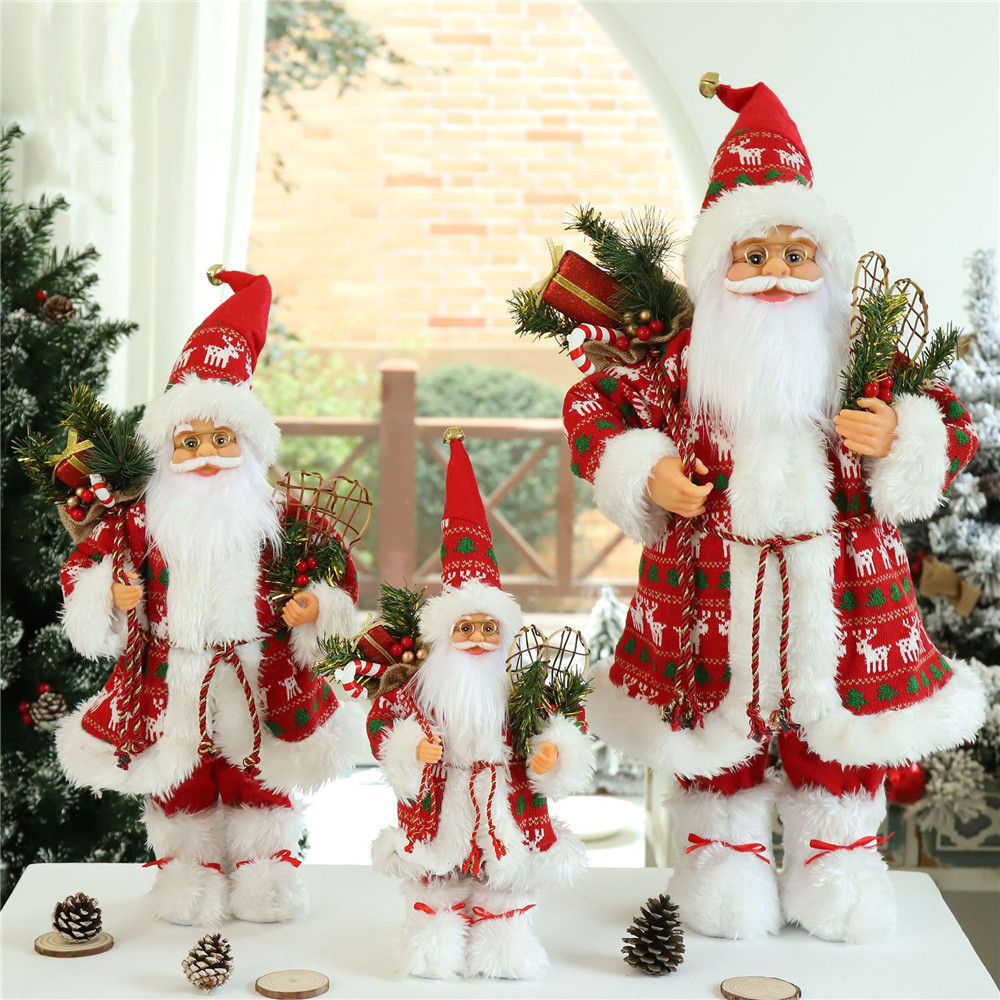 New Design Life Size Large Outdoor Christmas Decorations Christmas Santa Claus Toy