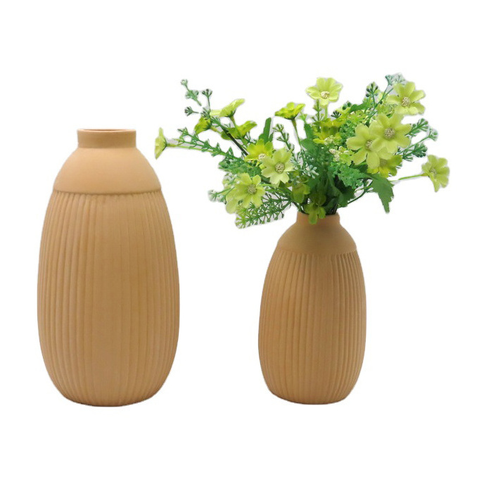 Nordic Pastoral Terracotta Clay Ornaments Home Decoration Garden Planters Vases