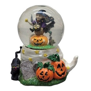 Hot Sale The Nightmare Before Christmas Music Anime Halloween Snow Globe For Gifts