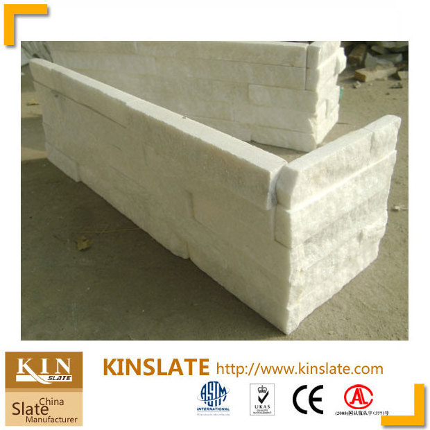 White quartzite ledgestone veneer panels arctic white ledgestone quartz wall stone tiles