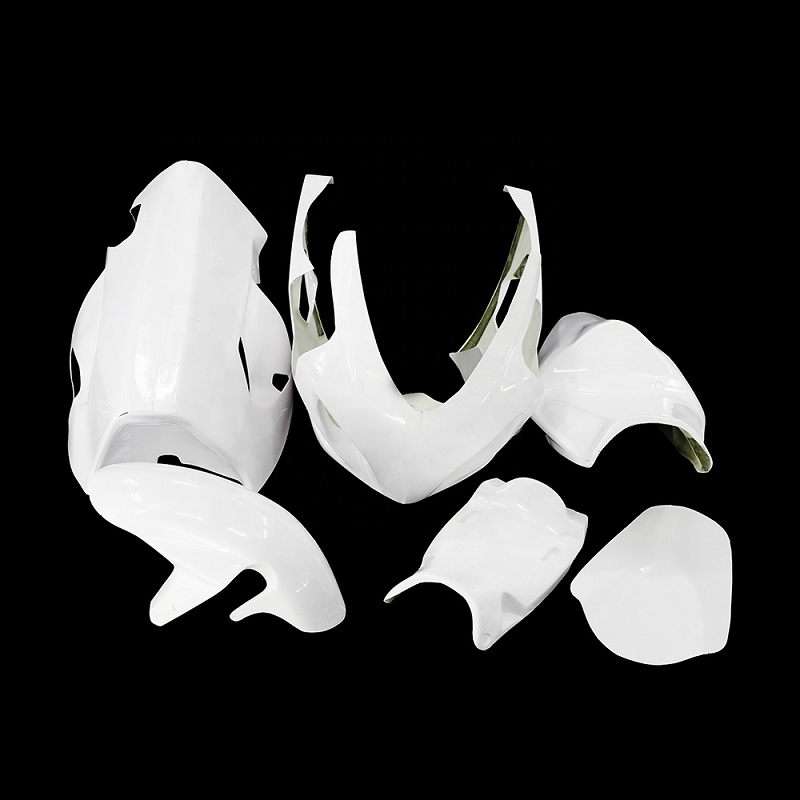 Unpaint solid white Injection Molding Fiberglass Motorcycle Fairing Kit  body work For Suzuki Fairing Parts GSXR 600 2005