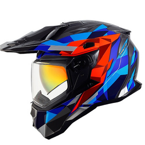 GSB Chrome lens Motorcycle Helmet Men Motocross Helmet Full Face Moto Cross Downhill Off road Helmet Men Casco Moto ECE Approved