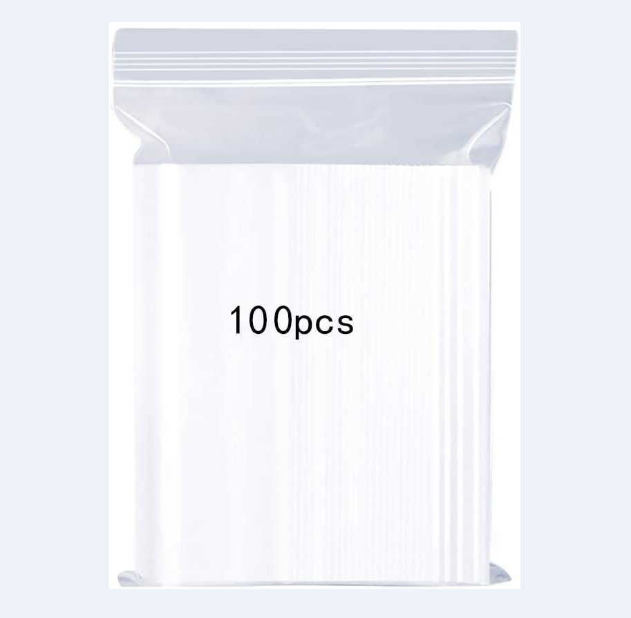 transparent Zip Lock Bags Clear 2MIL Poly Bag Reclosable Plastic Small Bags