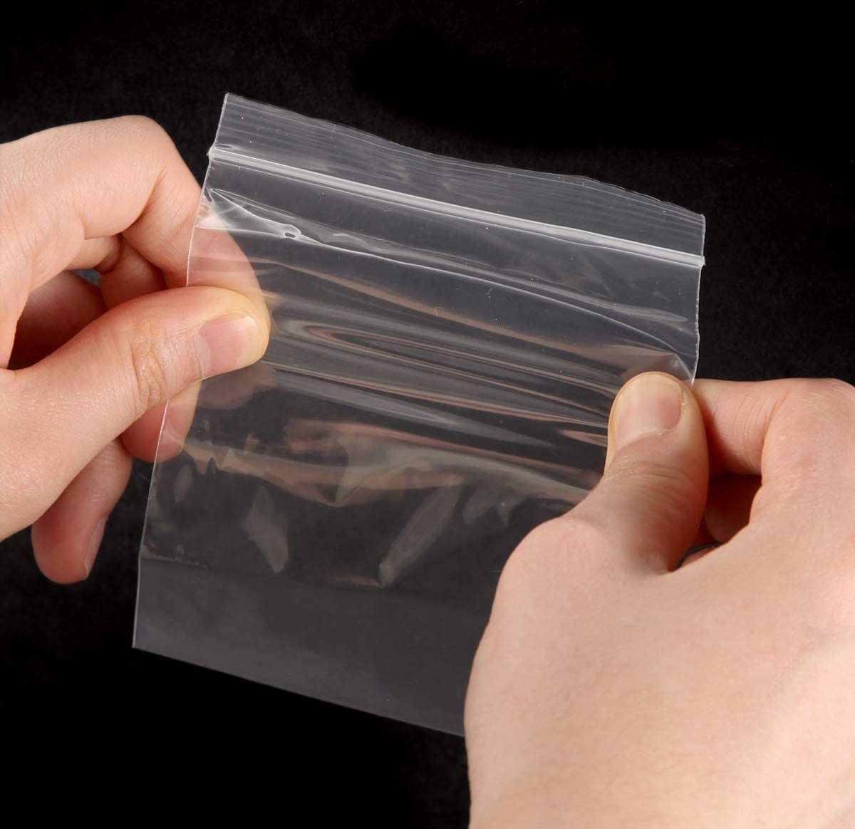 transparent Zip Lock Bags Clear 2MIL Poly Bag Reclosable Plastic Small Bags