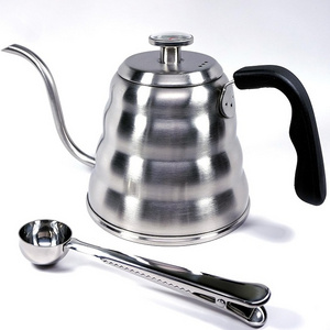 Home Gift  Stainless Steel Pour Over Coffee Drip Kettle Dripper Coffee Kettle Pot