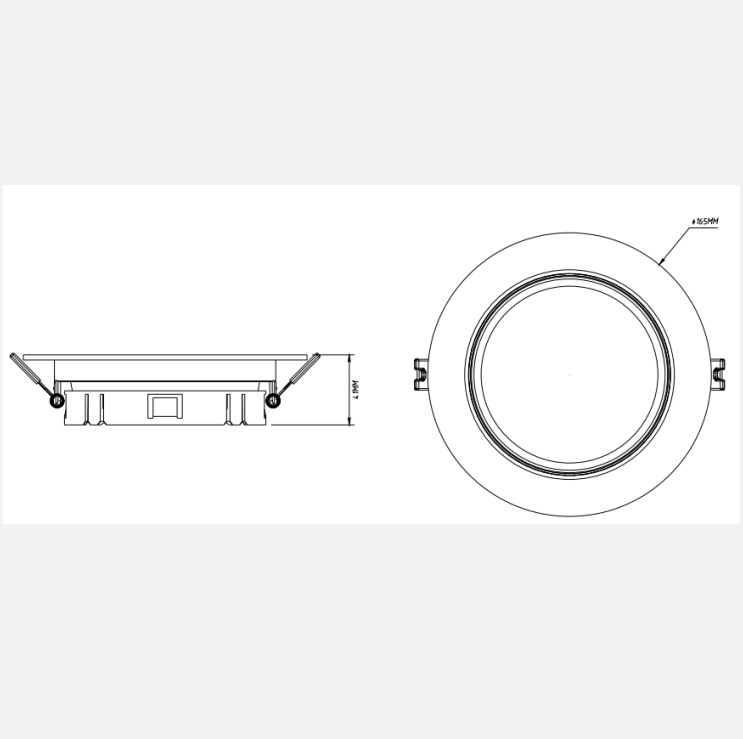 Factory OEM ar111 fixture used for AR111 bulbs