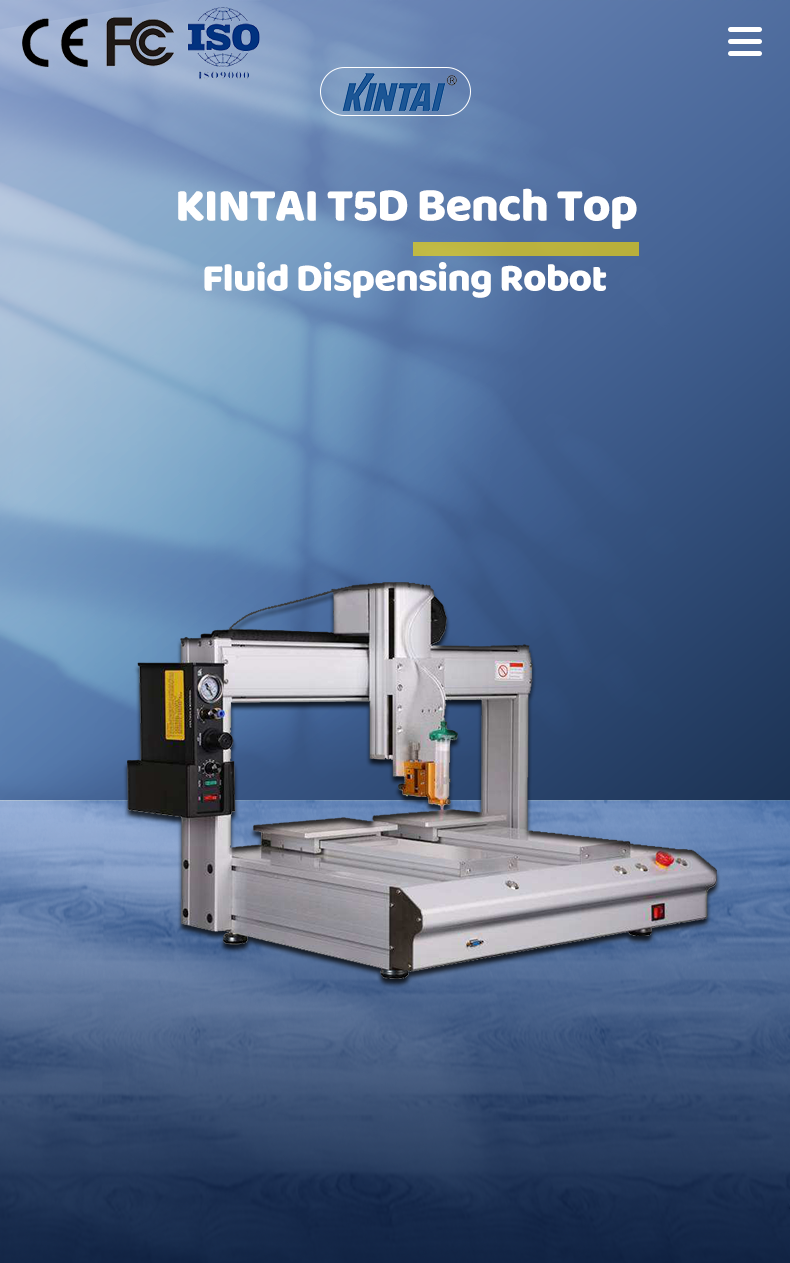 Lcd Glue Dispensing System IC Bonding Machine With 3 Axis For Glue Epoxy Adhesive Dispensing