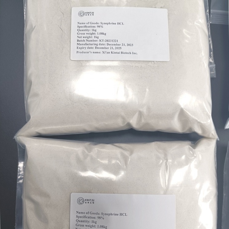 High Quality Synephrine hcl Citrus Aurantium Extract Bitter Orange Extract 6%~98% HCL Synephrine Powder