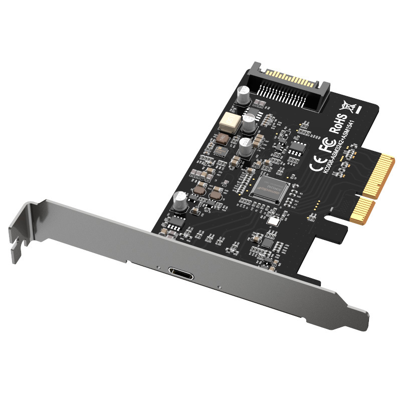 MAIWO Type C PCI-Express to USB 3.2 20Gbps PCI-E Express Expansion Card Adapter KC008 for Windows 8/10/Linux