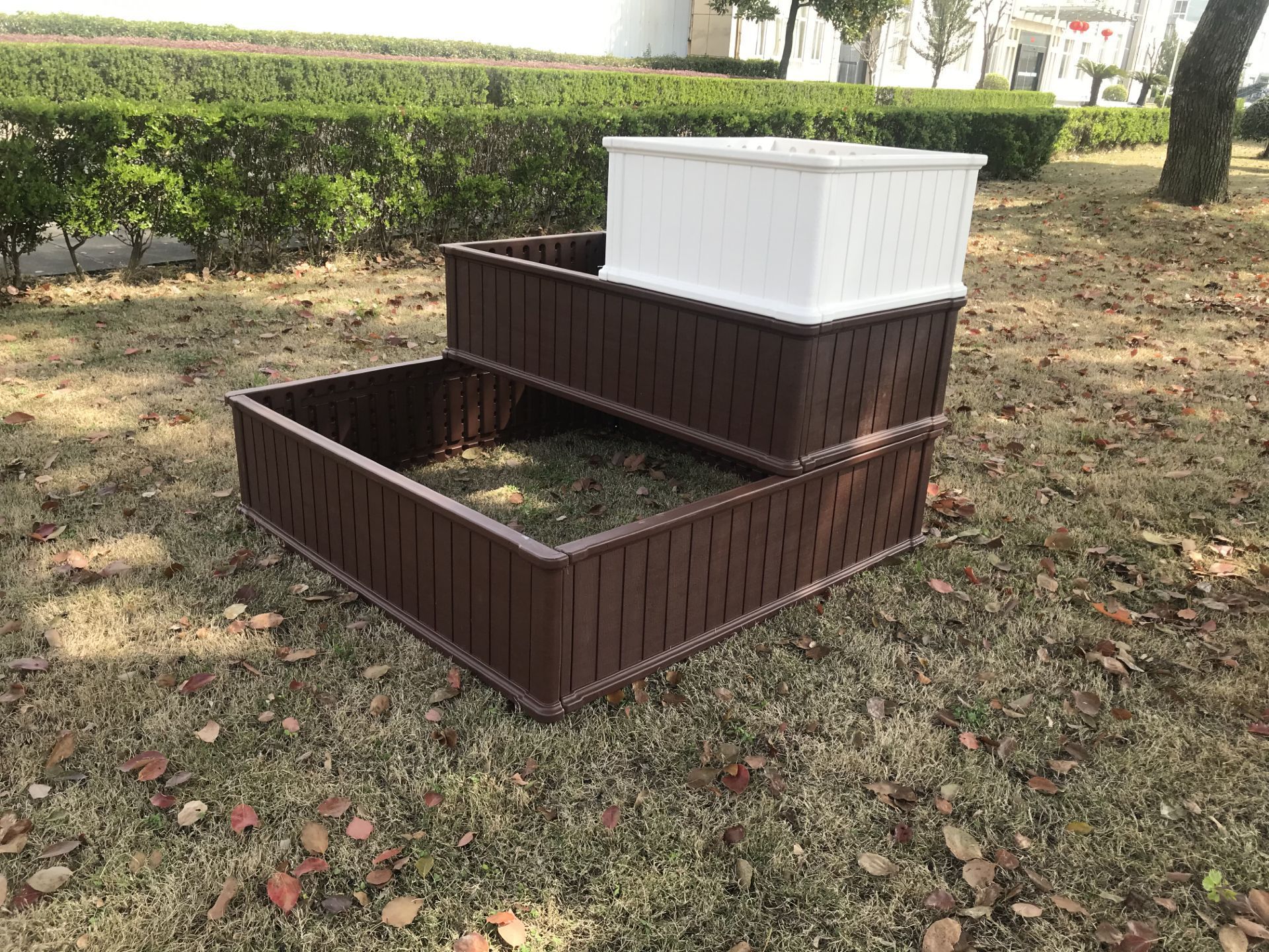 vertical plastic raised garden bed ideas planter box for vegetable