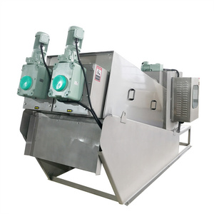 screw type sludge press dewatering treatment