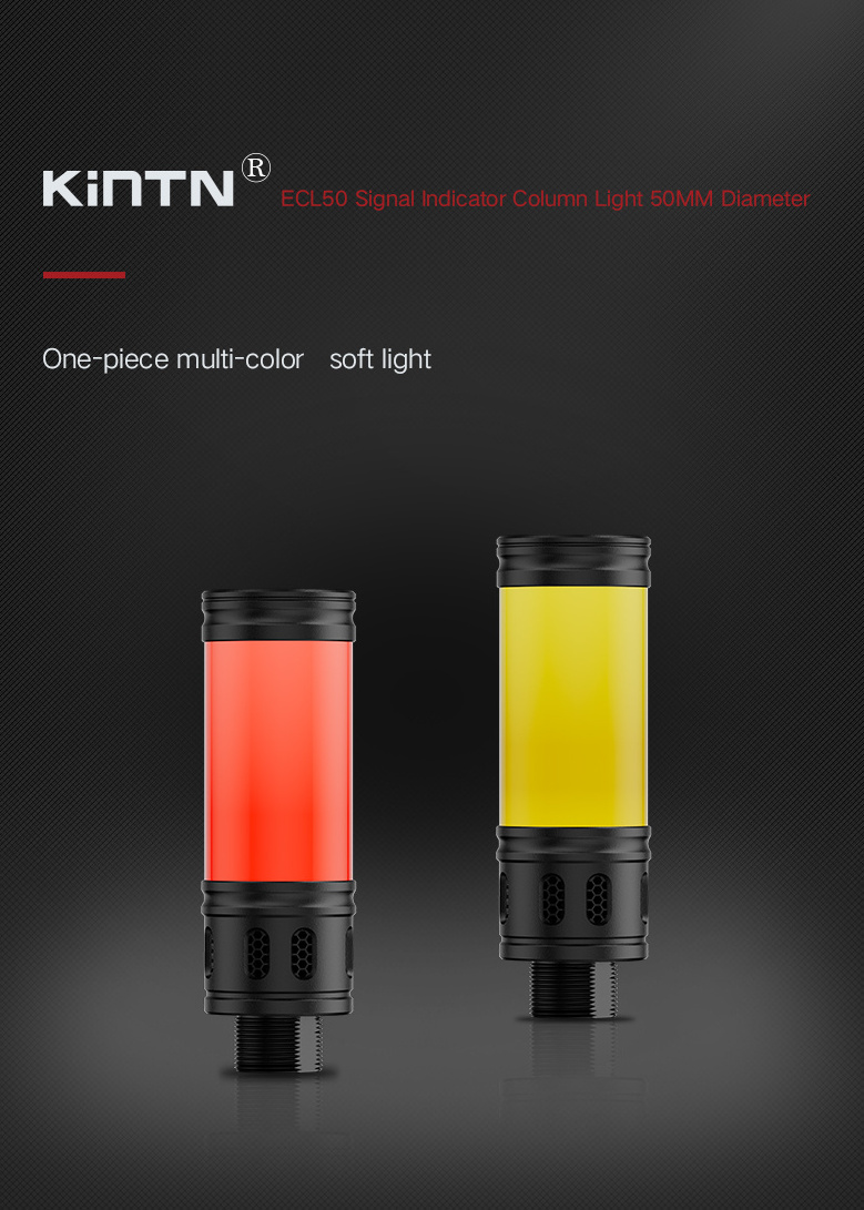 KinTN  50mm  white signal tower light for machine economical  indicator light