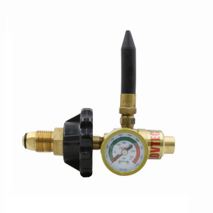 LOVTEC bull nose inlet connection industrial regulator Helium Balloon inflator Tank Valve