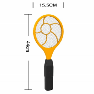 Custom Color Bag Yellow 3V Bug Zapper Mosquitoes Trap Electric Mosquito Killer Swatter Racket