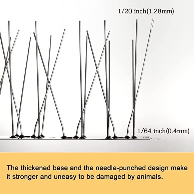 Dayoung Bird Control Decorative Garden Pigeon Deterrent Anti Stainless Steel Anti Bird Spikes