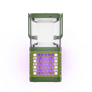 Jungle solar and USB Charge 1800mAh lithium battery Outdoor Camping Tent Lantern Mosquito Killer Rechargeable Bug Zapper Light