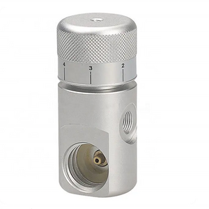 Customized Aluminum/Brass adjustable pressure soda water mini CO2 cartridge valve