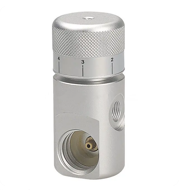 Customizable Aluminum/Brass adjustable high pressure regulator soda water mini CO2 carbon dioxide cartridge valve