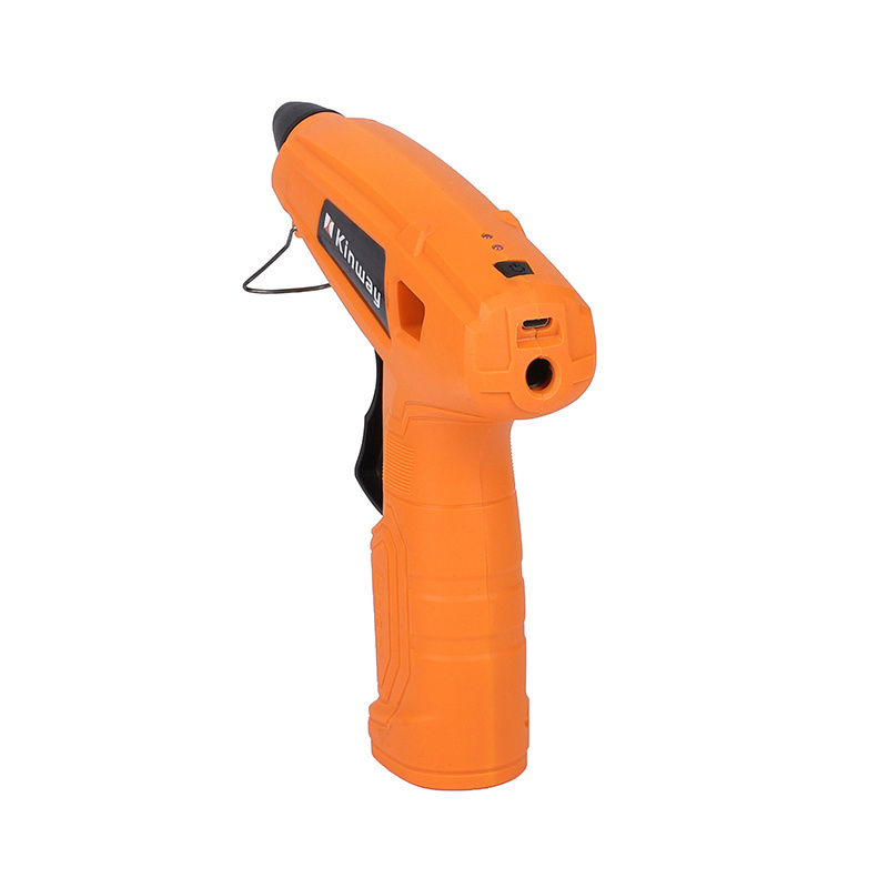 KINWAY KWGG01 4V Li-ion battery cordless hot melt silicon stick glue gun with USB Charger