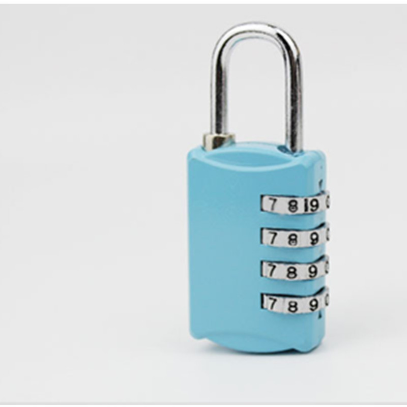 Fashion Colorful Resettable Coded Padlock Password combination lock for Children Schoolbag Drawer