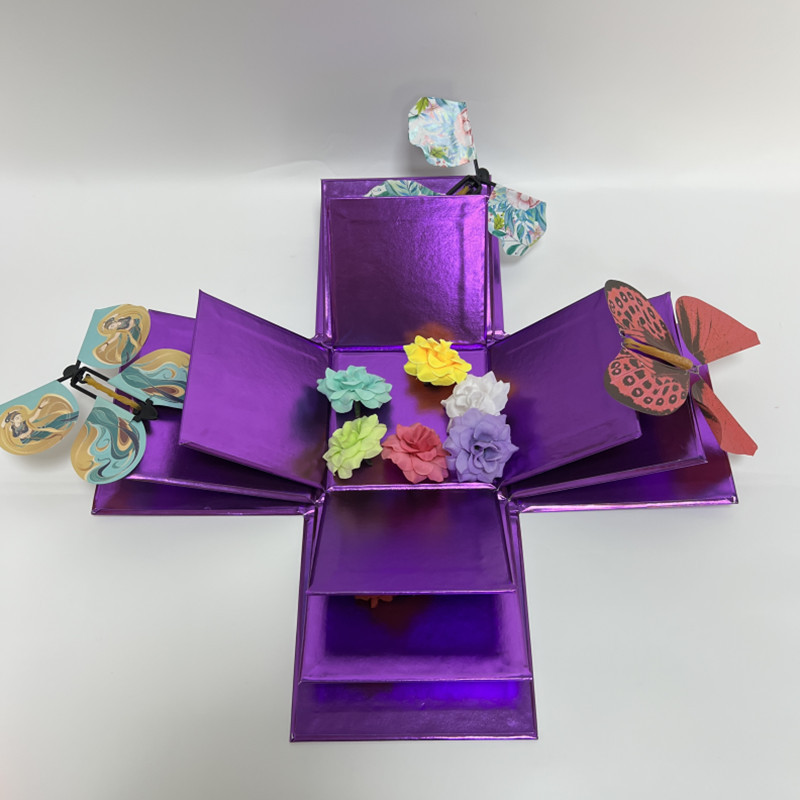 Fashion  Diy Exploding Confetti Boxes for flying Butterfly