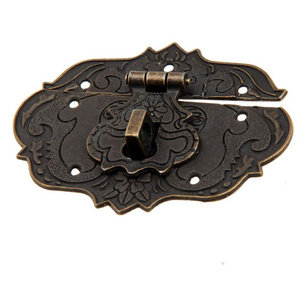 Butterfly Design Antique Bronze Hasp Latch for Wooden Wine Box