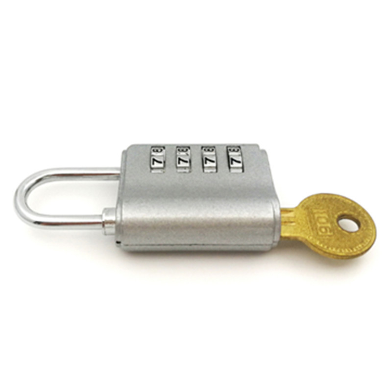 4 Digits Number Password Code Lock Combination Padlock Resettable for Travelling Bag Door Combination Code Handbag Lock