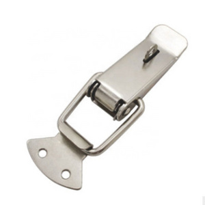 Spring Loaded Toggle Latch Catch Clamp Clip with Lock Hole  for suitcase