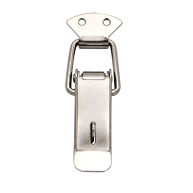 Spring Loaded Toggle Latch Catch Clamp Clip with Lock Hole  for suitcase