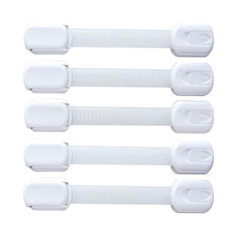 Adhesive Cabinet Fridge Drawer Lock Children Security Products Baby Safety Lock for Kids 4pcs