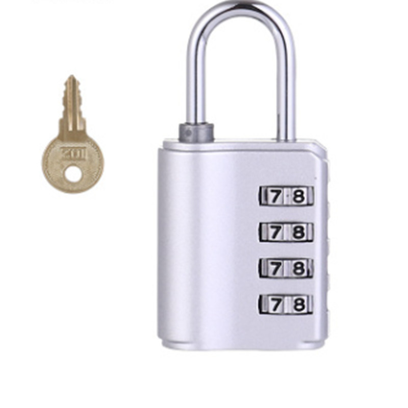 Custom logo Safety 4 Dial Combination Lock With Master Key