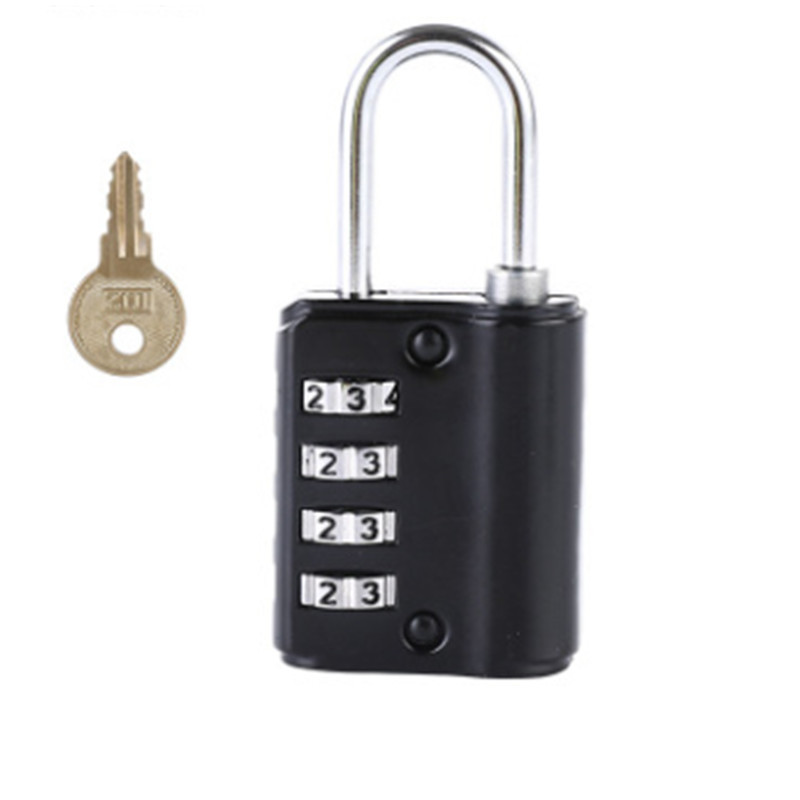 Custom logo Safety 4 Dial Combination Lock With Master Key