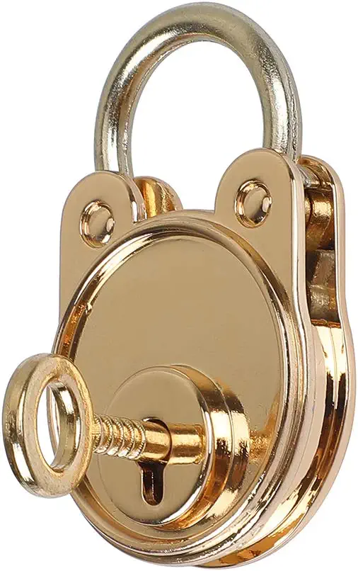 67mm Large Bear Shape Padlock With Key For A Escape Game Rooms In Silver Color Gold Color Antique Brass Color