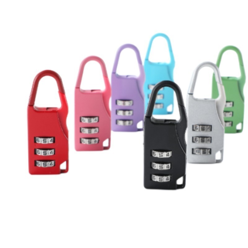 Mini Dial Digit Number Code Password Combination Padlock Security Travel Safe Lock for Luggage