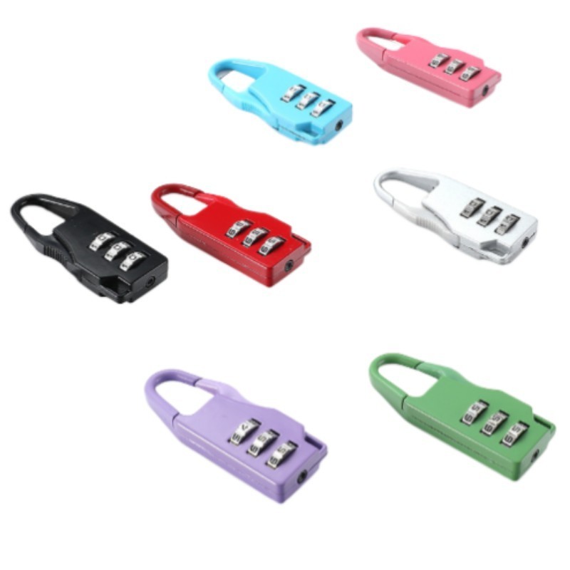 Mini Dial Digit Number Code Password Combination Padlock Security Travel Safe Lock for Luggage