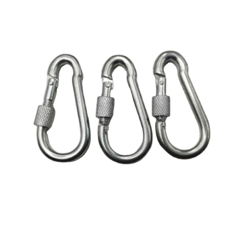 China Factory High Quality Stainless Steel Snap Hook With Eyelet And Screw