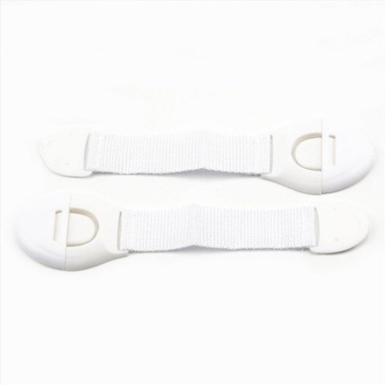 Chinese Factories Selling 13.3g White  Cabinet Locking Plastic Lock  Cabinet Safety Lock  Baby Safety Lock