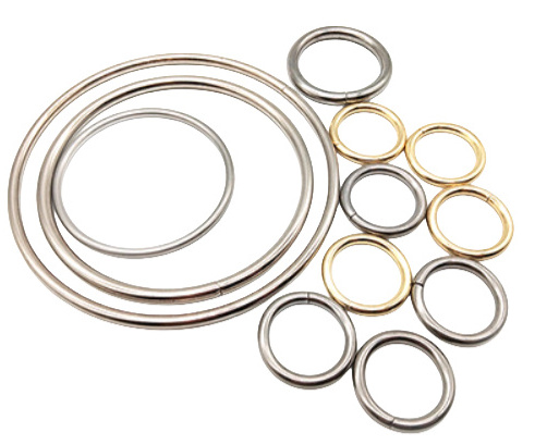 Wholesale Customization Stainless Steel Metal O-Ring Shower Curtain Metal Iron Curtain Eye Ring Circular Belt Ring