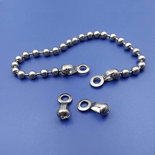 2023 new design stainless steel connector accessories curly bead buckle connector buckle curled bead buckle