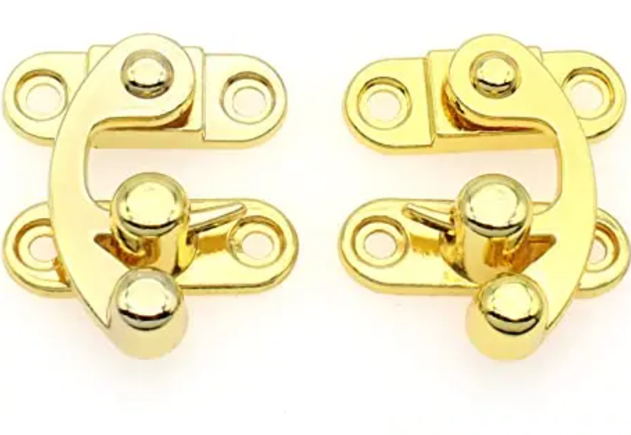 2023 New Factory Direct Sales Zinc Alloy Swing Lock Clasp  Diy Twist Turn Locks  Box Lock