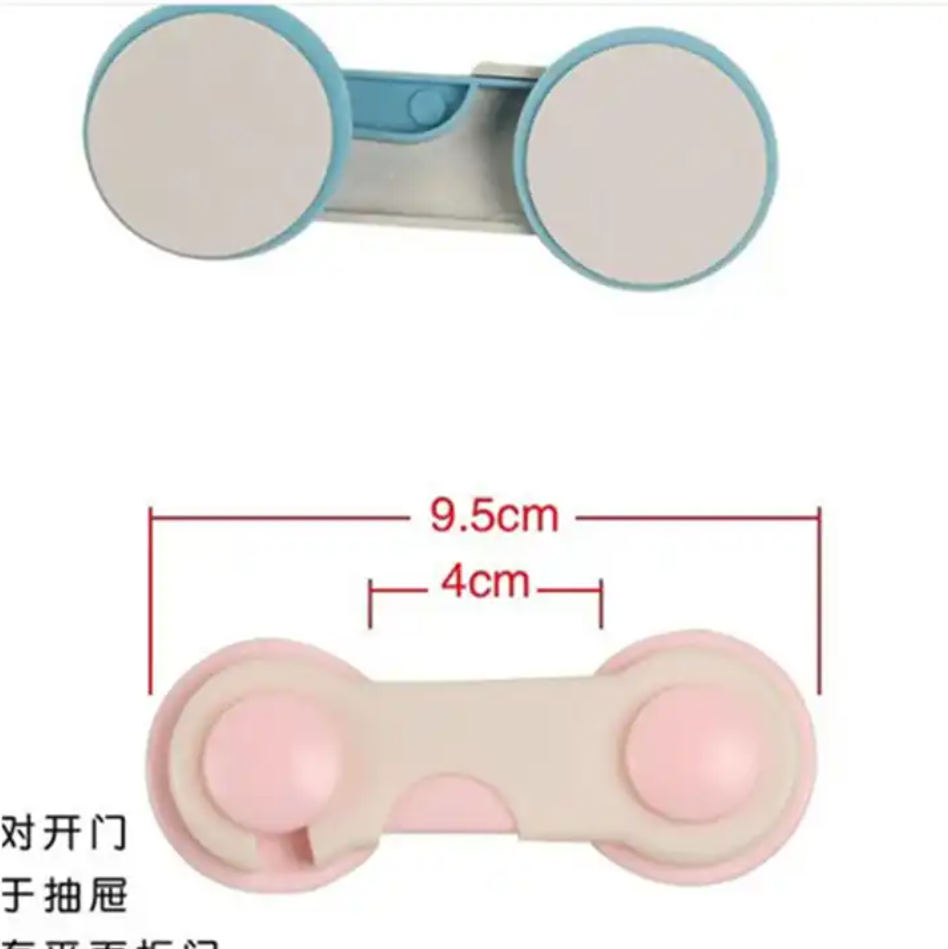 Popular New Products Child Safety Pink Blue Refrigerator Door Lock  Safety Fridge Drawer Lock  Baby Safety Lock