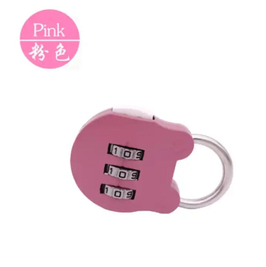 Wholesale High Quality Black Master Key Padlock Padlock Master Key Pink Combination Padlock