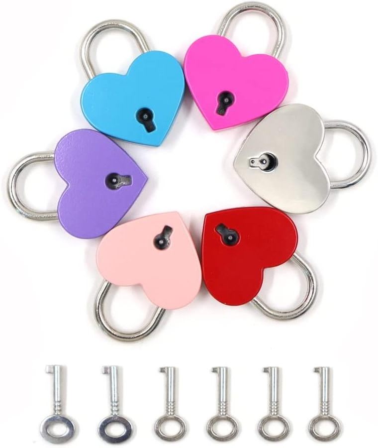 2023 New Zinc Alloy 25*33mm 3 Digit Cable Lock Combination Lock Heart Padlock